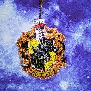Harry Potter- Hufflepuff keychain- Hand crafted